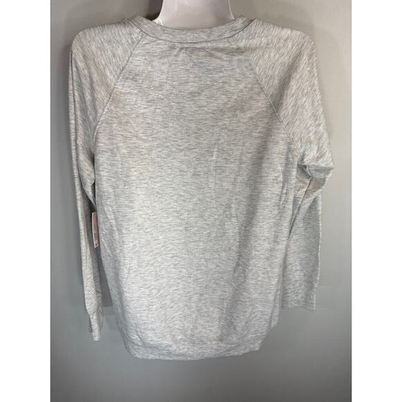 Philosophy‎ Merry Crew Neck Pullover Sweatshirt Gray Women's Small NWT - Picture 3 of 6